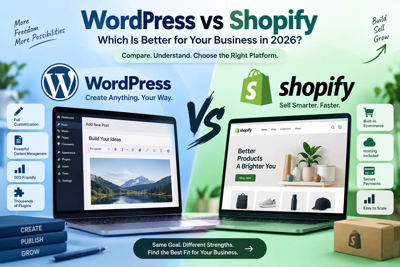 WordPress vs Shopify: Which Is Better for Your Business in 2026?